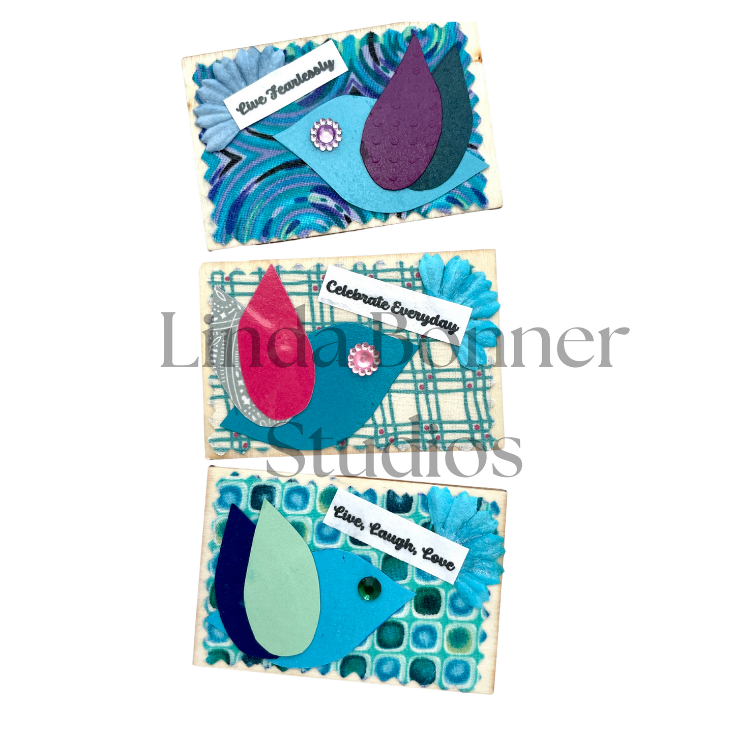 Birds of Encouragement - Handcrafted Original Miniature Art