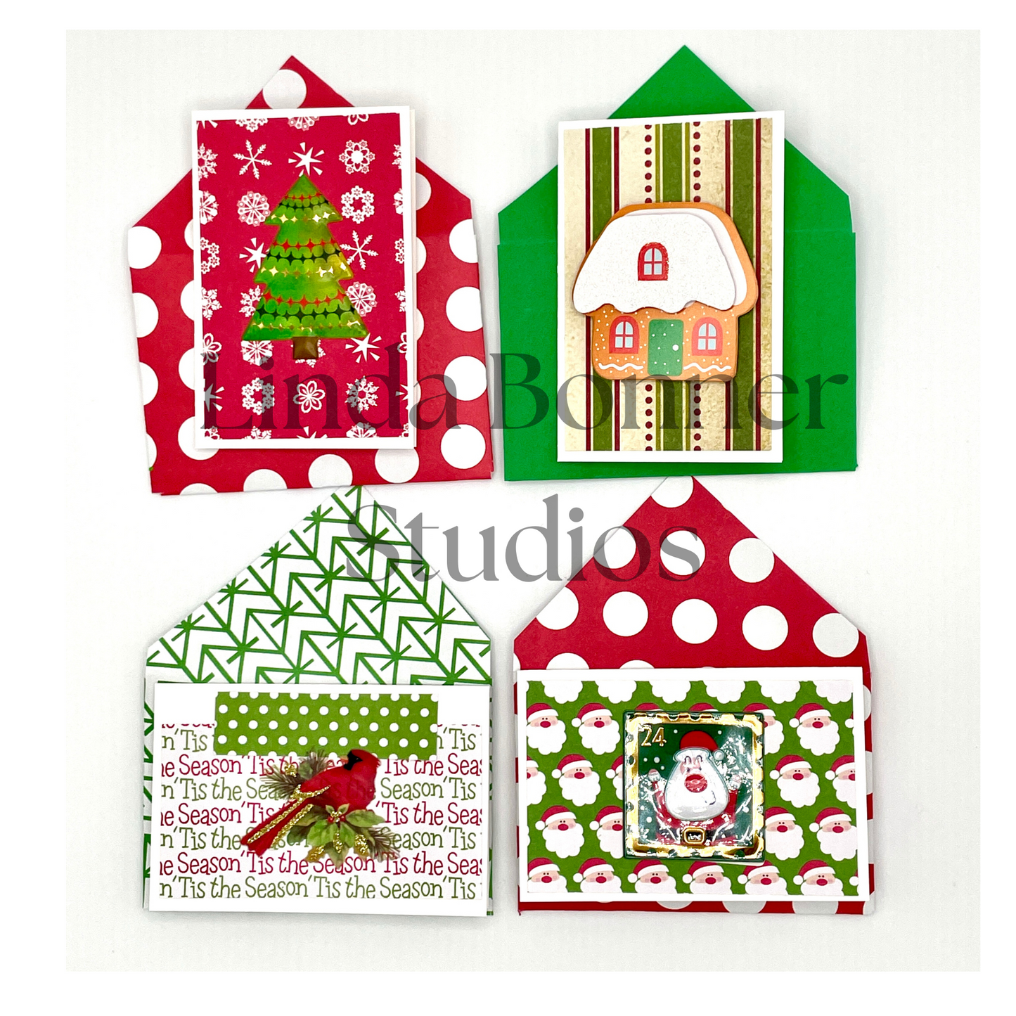 Tiny Moments - HOLIDAY Gift Note Ornaments - Set of 5