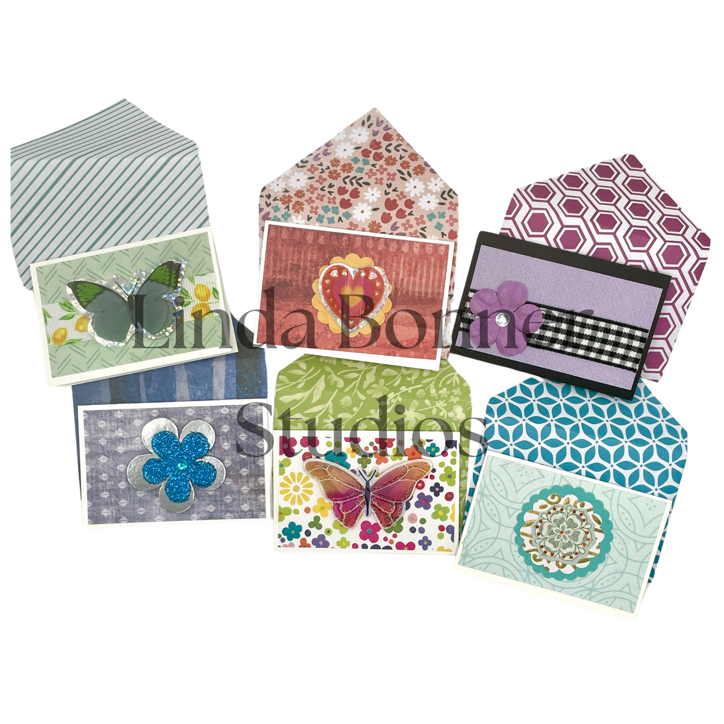 Tiny Moments - Florals and Butterflies - Set of 6