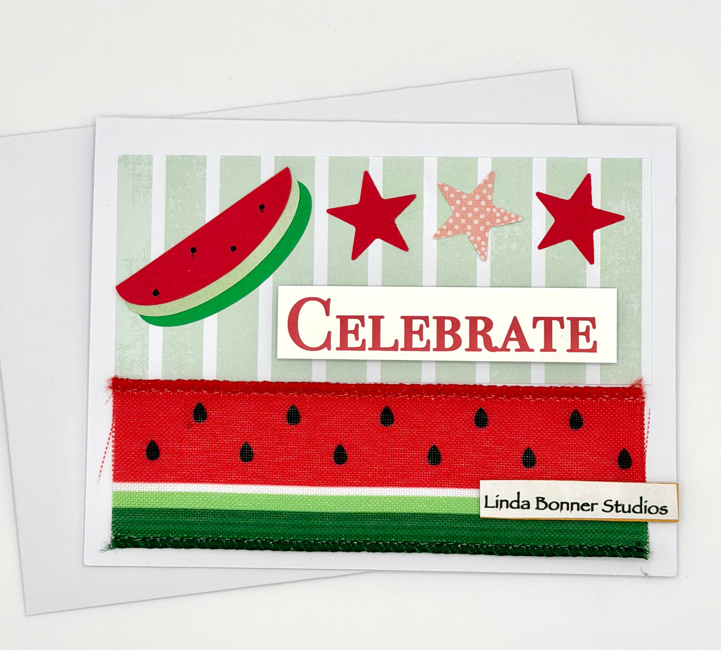 0248 - Summertime Celebration Handcrafted Card