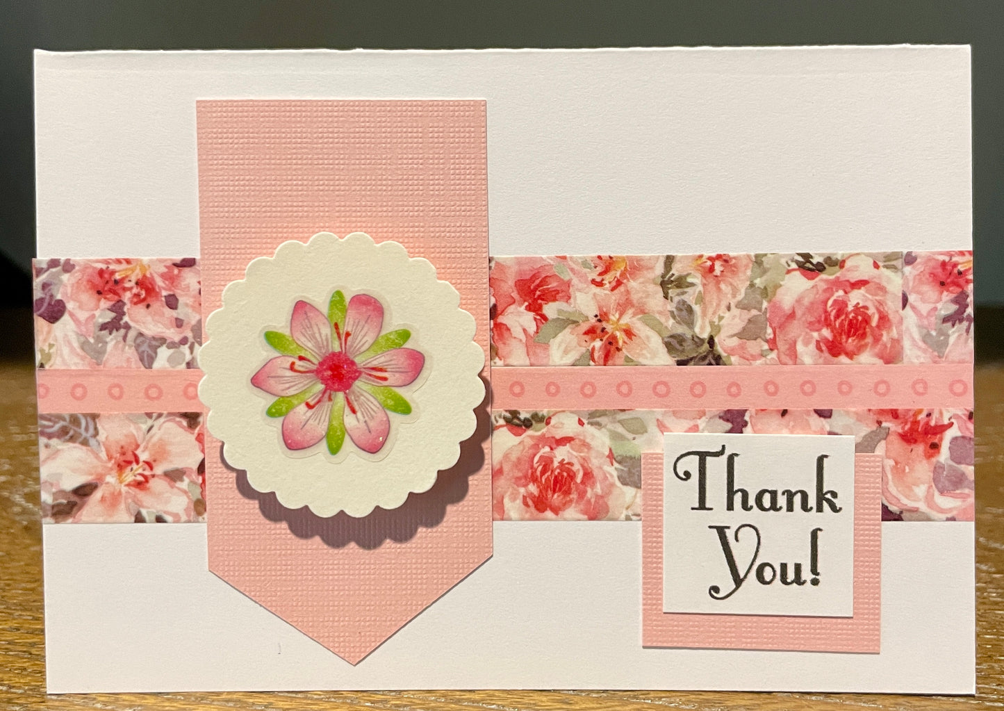 T014 - Thank You Peach Banner and Medallion