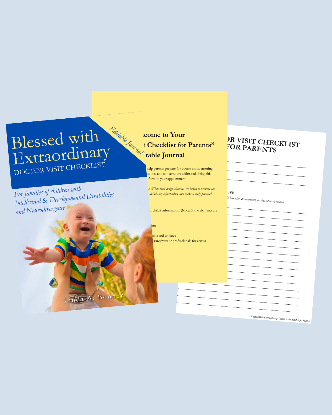 Blessed with Extraordinary™ Editable Journal – Doctor Visit Checklist