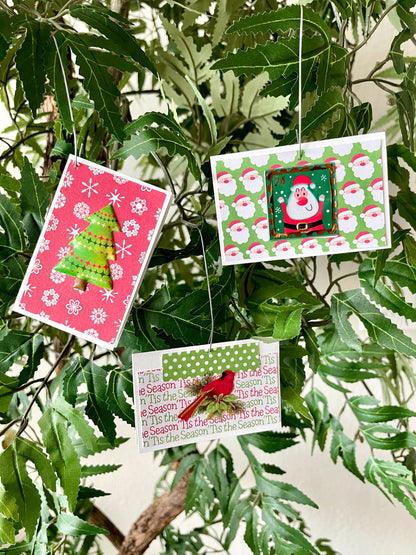 Tiny Moments - HOLIDAY Gift Note Ornaments - Set of 5