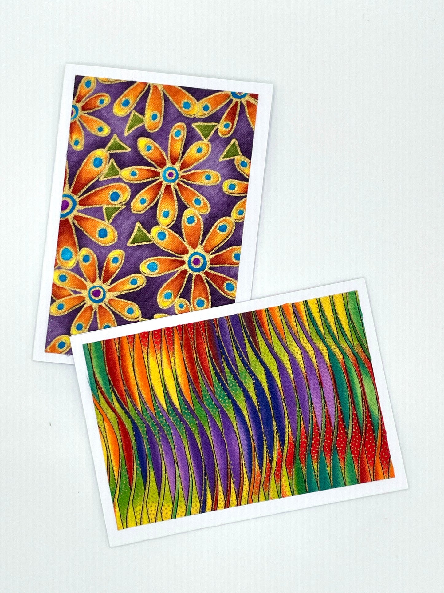 Fabric Cards - Set of 2