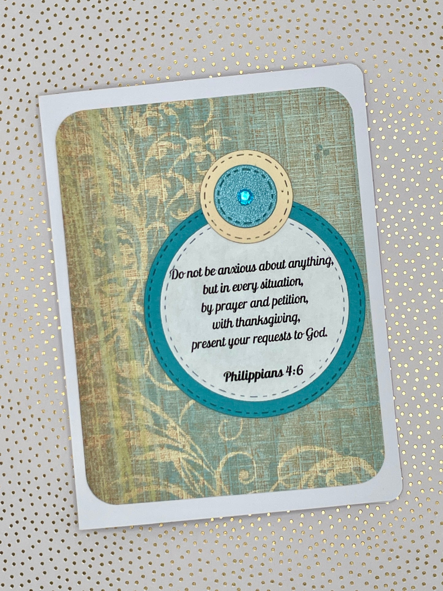 S071 - The Good News Teal and Cream