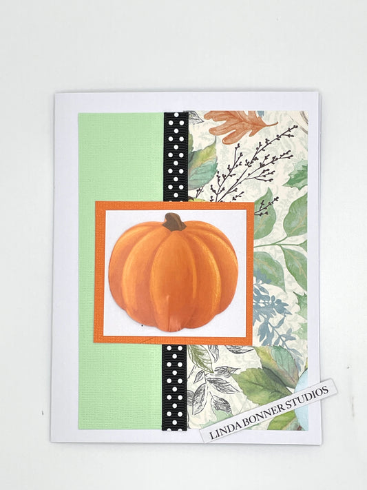 Pumpkin and Leaves