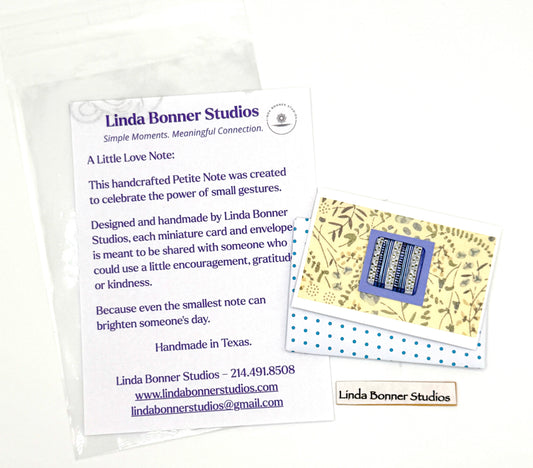 Handcrafted Client Petite Note Packaged