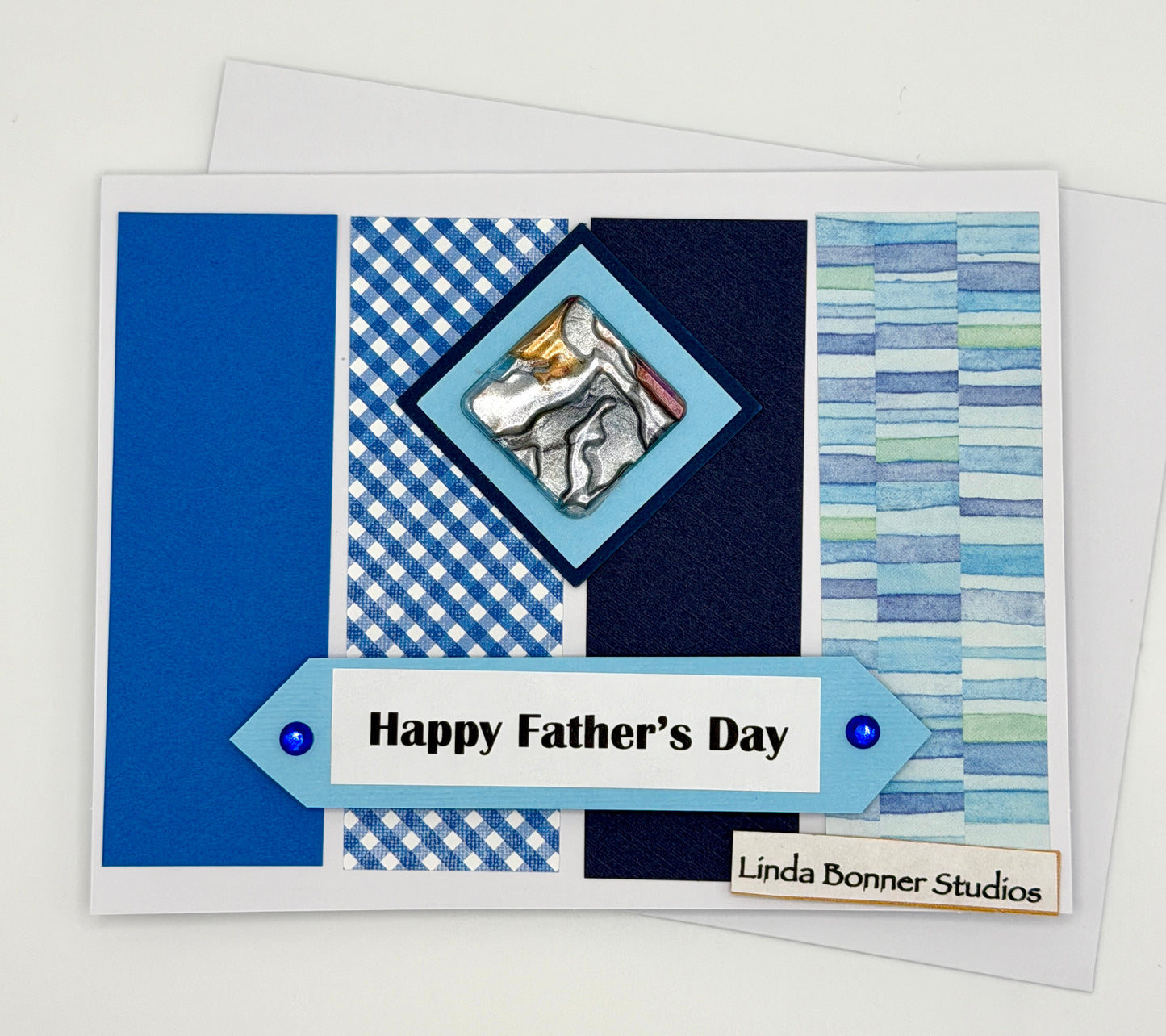 0239 - Shade of Blue for Dad - Happy Father's Day