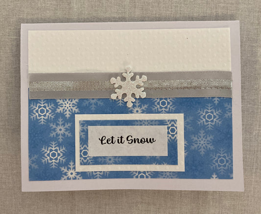 CH025 - Christmas Card Let it Snow