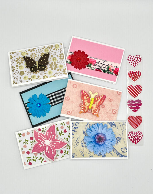 Tiny Moments - Florals and Butterflies - Set of 6